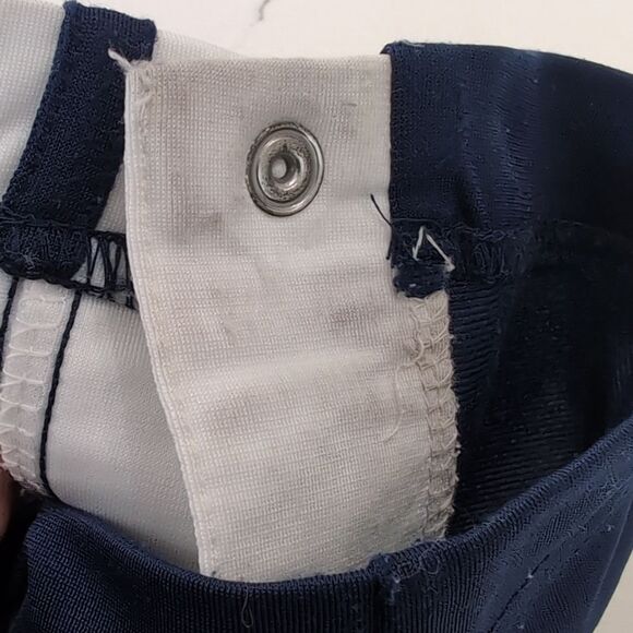 Adidas Navy Blue with White Stripes Track Tear-away Pants Men’s Sz Small - Picture 14 of 14